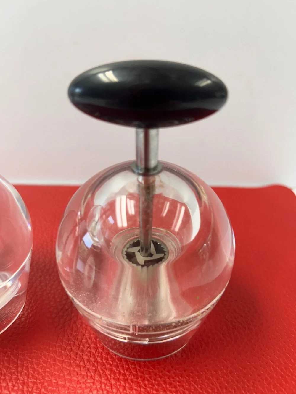 Vintage Bodum Peppino Salt & Pepper Grinders Danish Modern Acrylic Mill Set